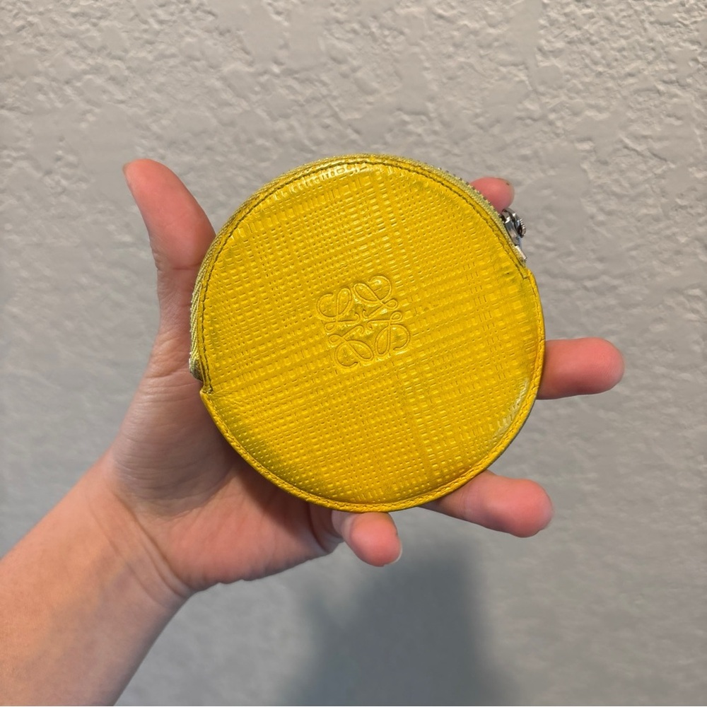 Loewe Yellow Leather Coin Purse - Picture 9 of 9